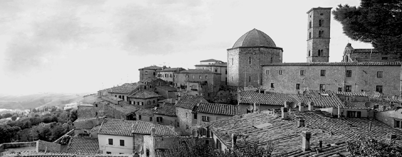 Volterra is a walled town southwest of Florence, in Italy, where our imaginary story of today takes place.